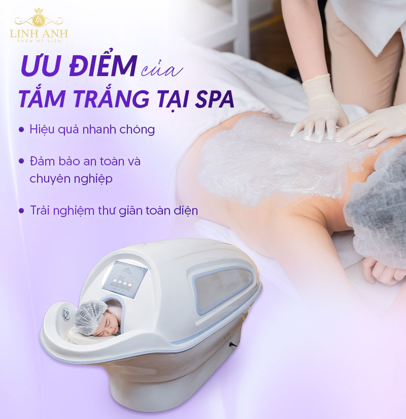 Có nên tắm trắng tại spa Có nên tắm trắng tại spa