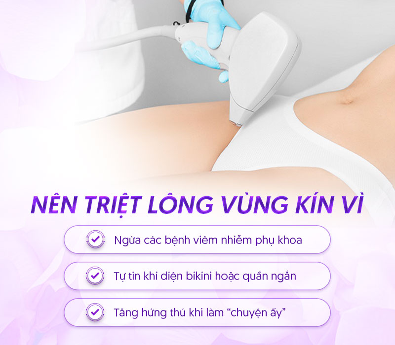 có nên triệt lông bikini có nên triệt lông bikini