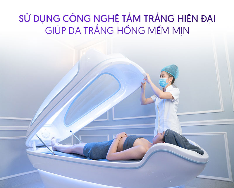Công nghệ cao tắm trắng da hiệu quả Công nghệ cao tắm trắng da hiệu quả