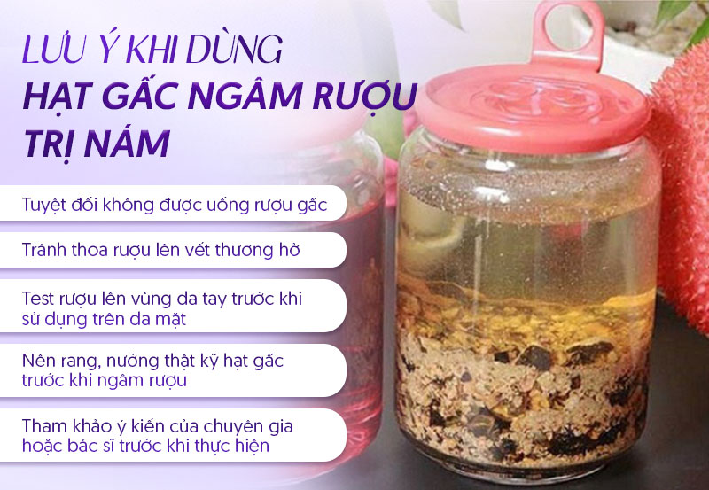 lưu ý dùng hạt gấc