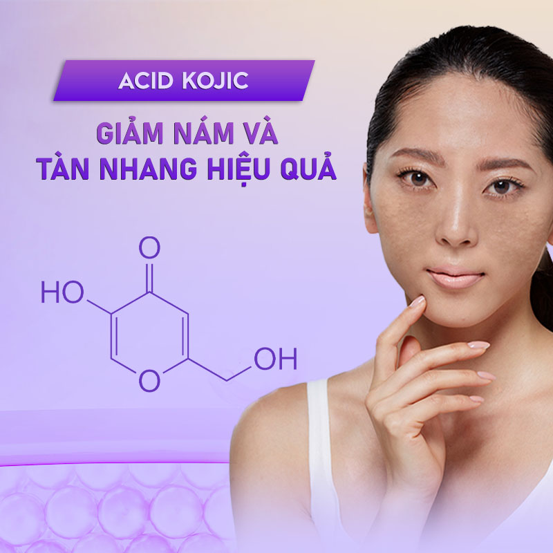 hoạt chất acid kojic