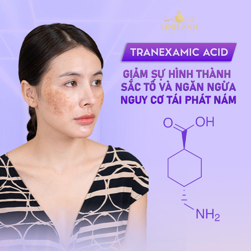 hoạt chất trị nám Tranexamic