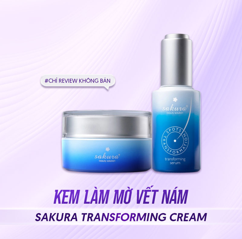 Sakura Transforming Cream trị nám cho tuổi 40