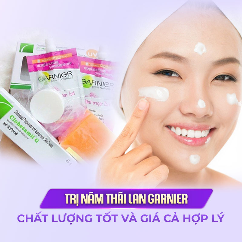 kem trị nám Garnier