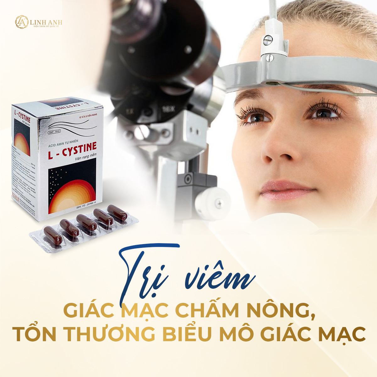 l cystine trị thâm l cystine trị mụn - Viện thẩm mỹ quốc tế Linh Anh