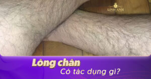 Lông chân có tác dụng gì