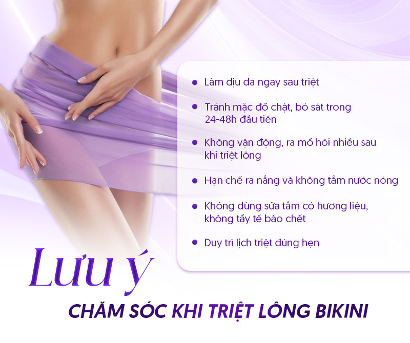 lưu ý khi triệt lông bikini cần biết lưu ý khi triệt lông bikini cần biết