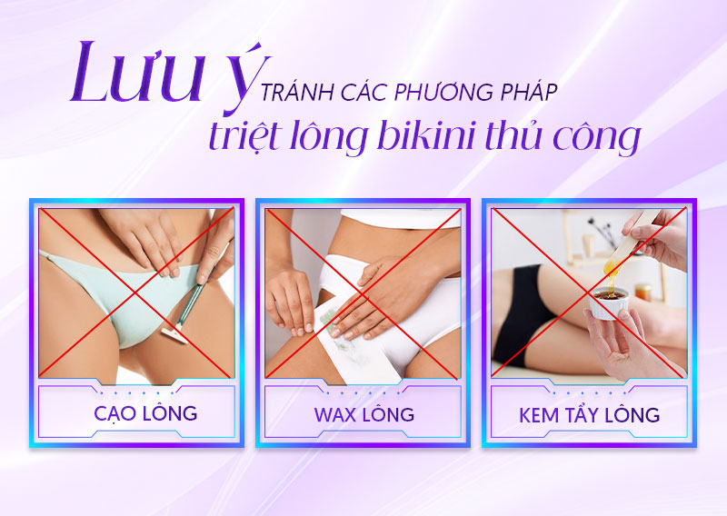 lưu ý khi triệt lông vùng kín lưu ý khi triệt lông vùng kín