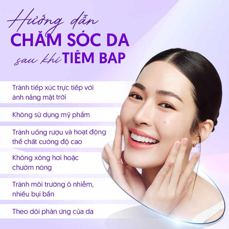 Sau khi tiêm BAP cần kiêng gì