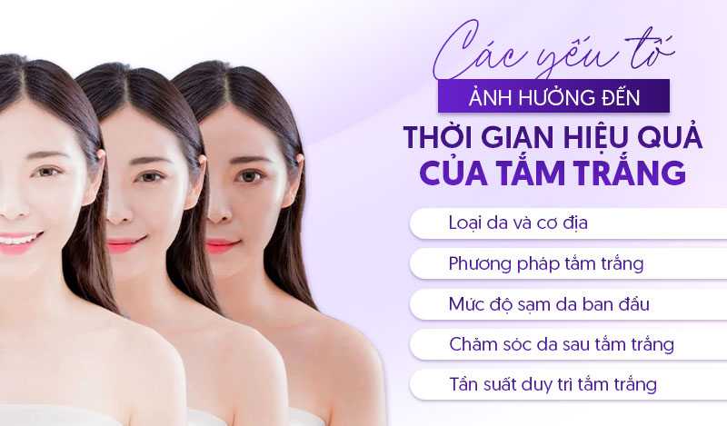 Tắm trắng có vĩnh viễn không