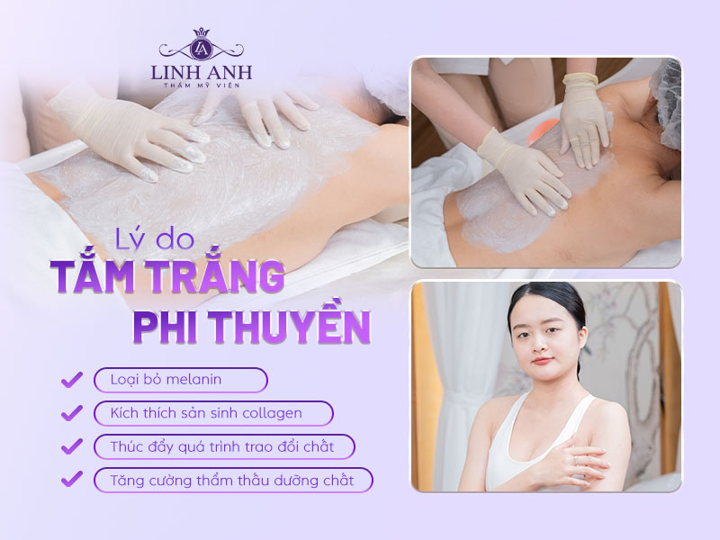 Tắm trắng phi thuyền có tốt không Tắm trắng phi thuyền có tốt không