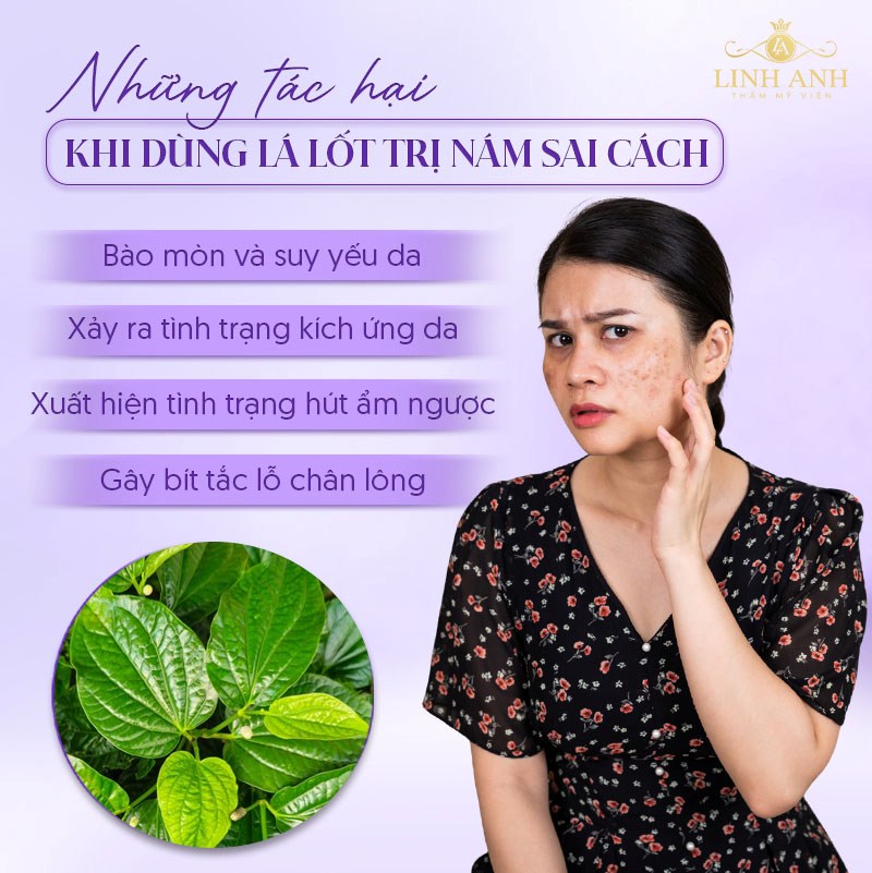 tác hại khi dùng lá lốt
