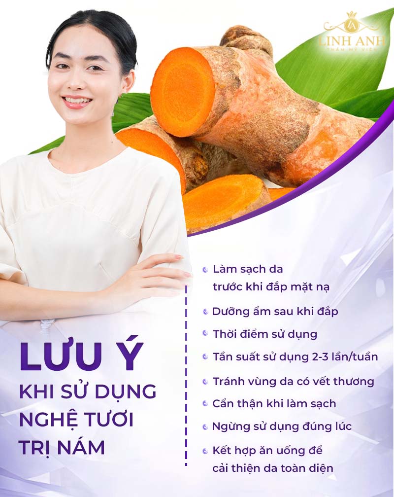 lưu ý sử dụng nghệ tươi