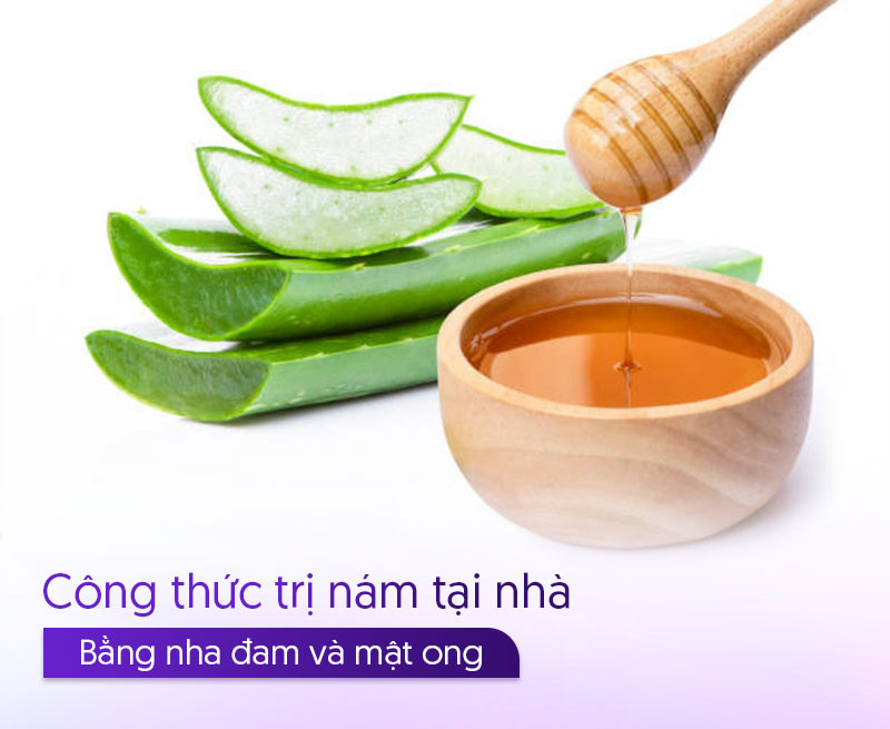Cách trị nám bằng nha đam và mật ong