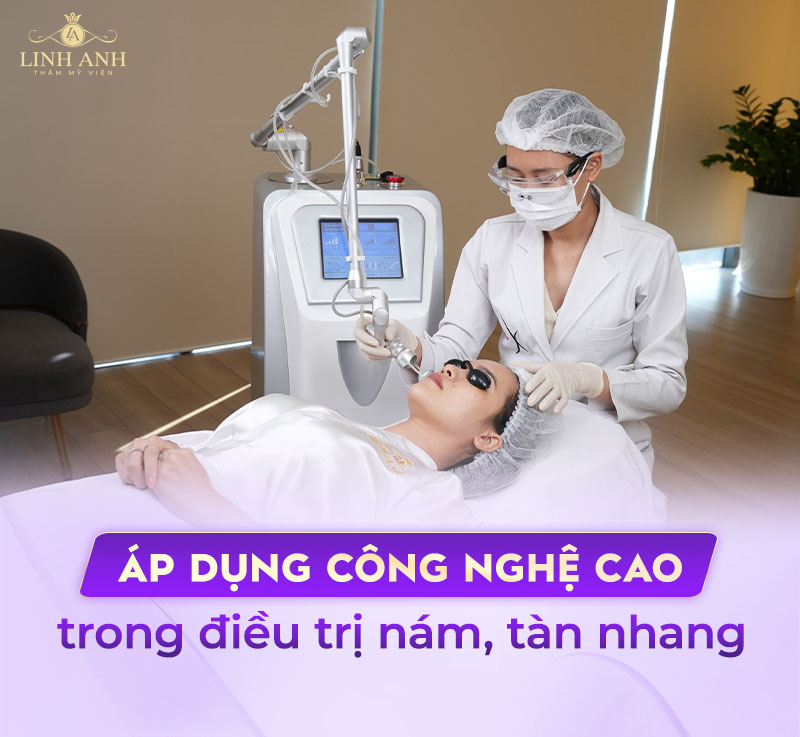 sử dụng công nghệ cao trị nám
