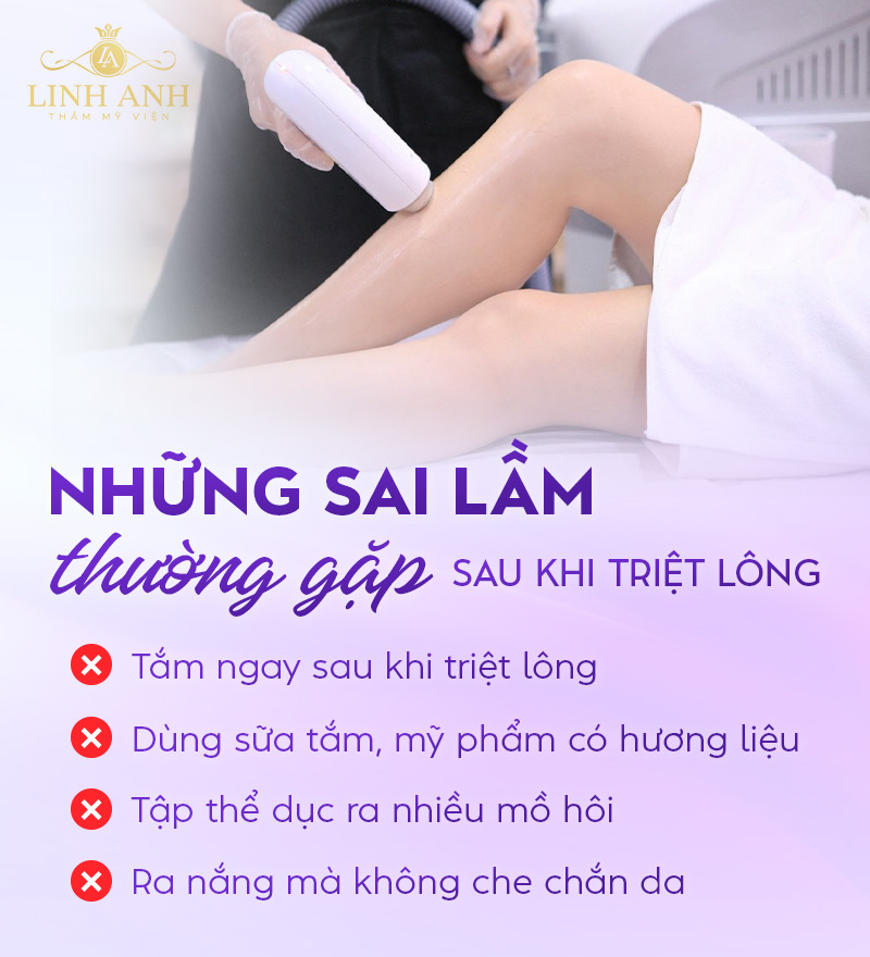 triệt lông bao lâu thì đụng nước