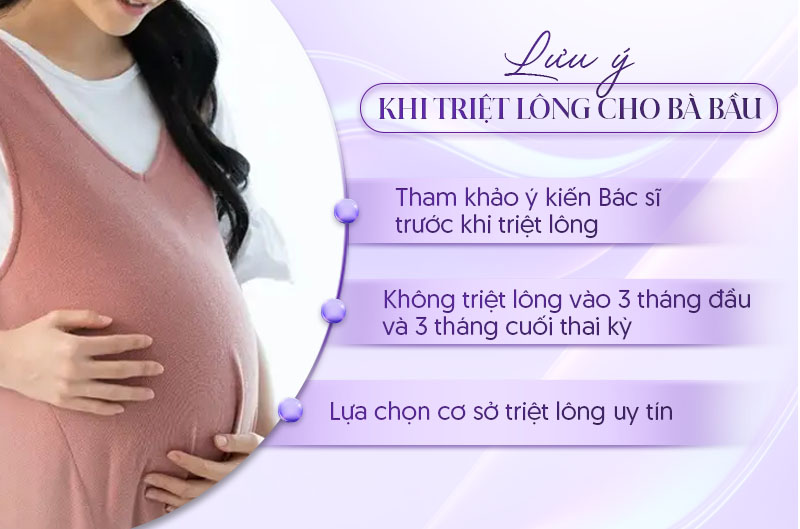 Triệt lông có ảnh hưởng tới thai nhi không Triệt lông có ảnh hưởng tới thai nhi không