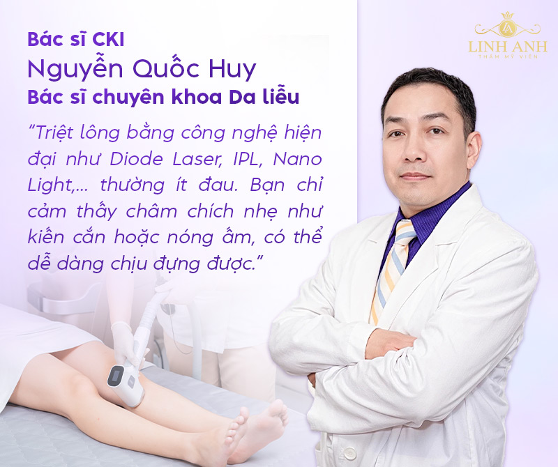 Triệt lông có đau hay không Triệt lông có đau hay không