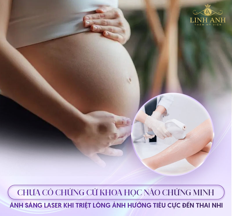 Triệt lông khi đang mang thai có nên không