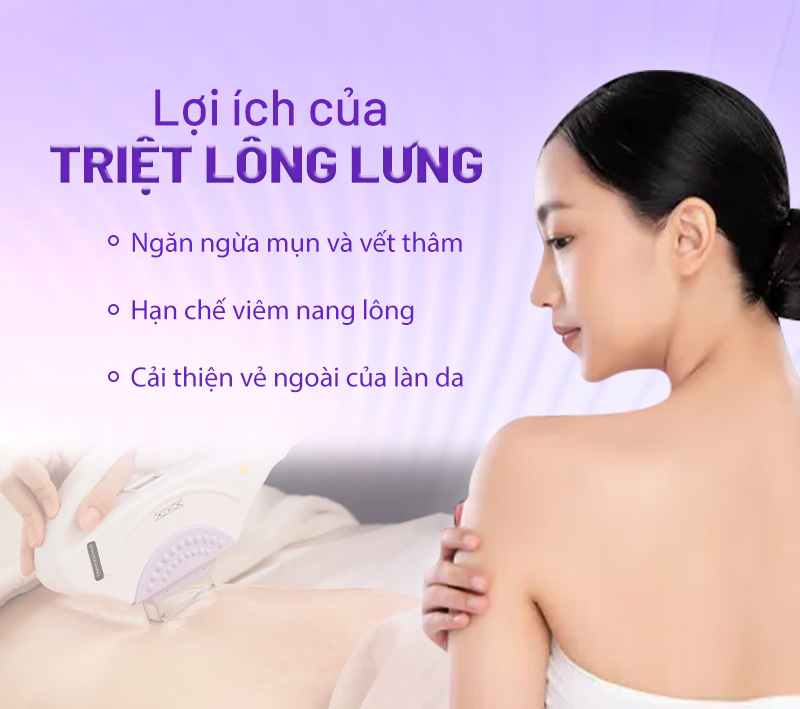 triệt lông lưng co sao khong triệt lông lưng co sao khong