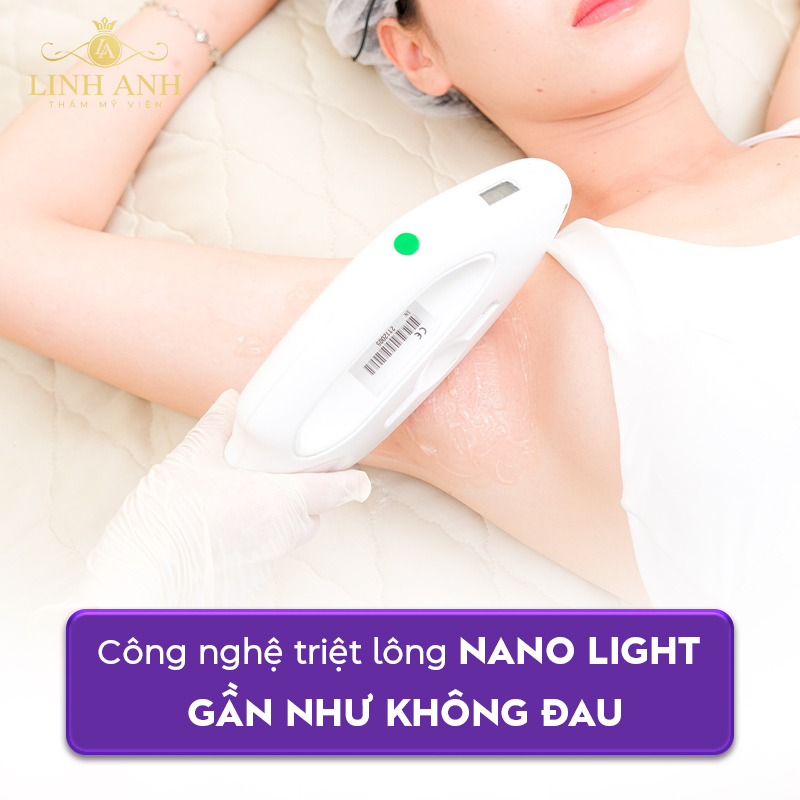 Triệt lông nano light có đau hay không