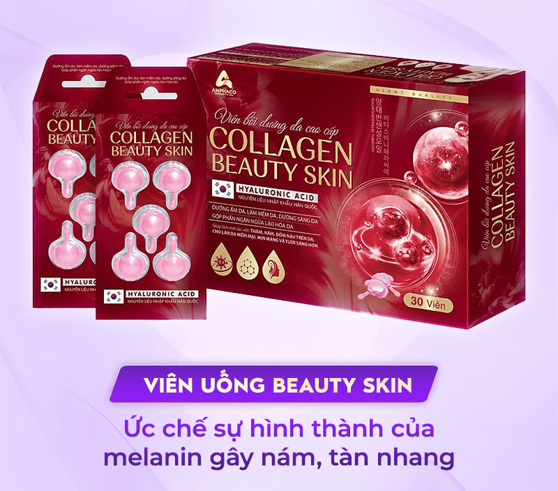 Viên uống Beauty Skin trị nám tàn nhang