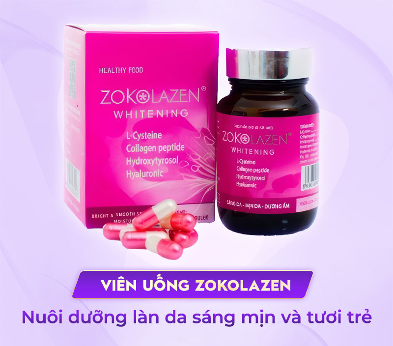 Viên uống Zokolazen trị nám tàn nhang