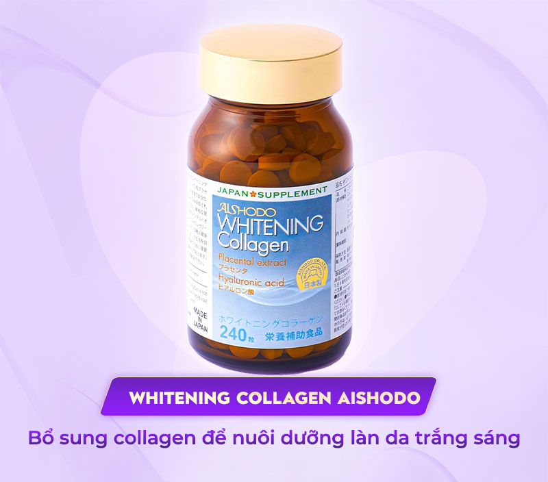 Whitening Collagen Aishodo trị nám tàn nhang