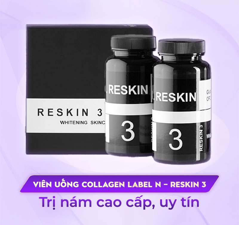 Collagen Label N – Reskin 3 trị nám tàn nhang