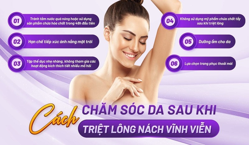 triệt lông nách bằng công nghệ cao triệt lông nách bằng công nghệ cao