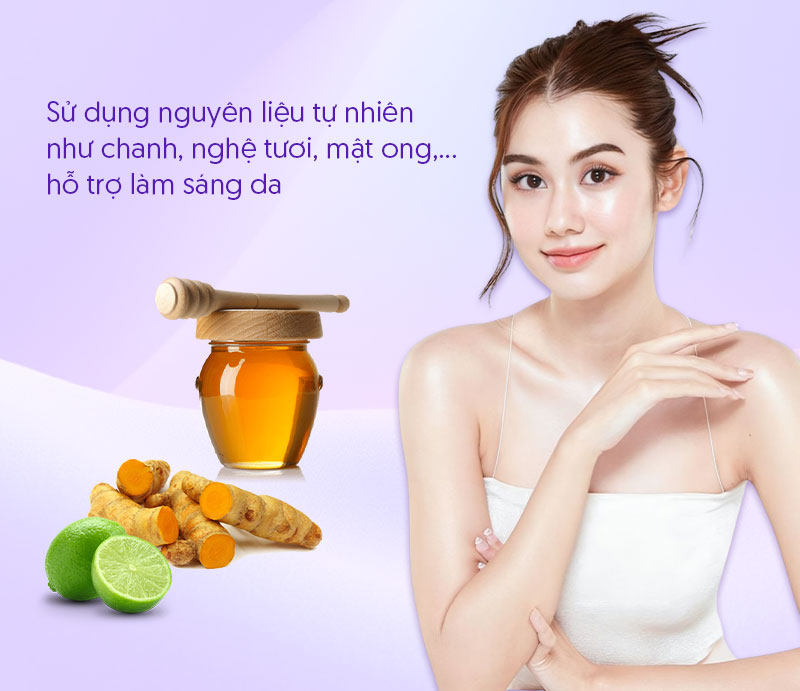 Các nguyên liệu tự nhiên trắng da
