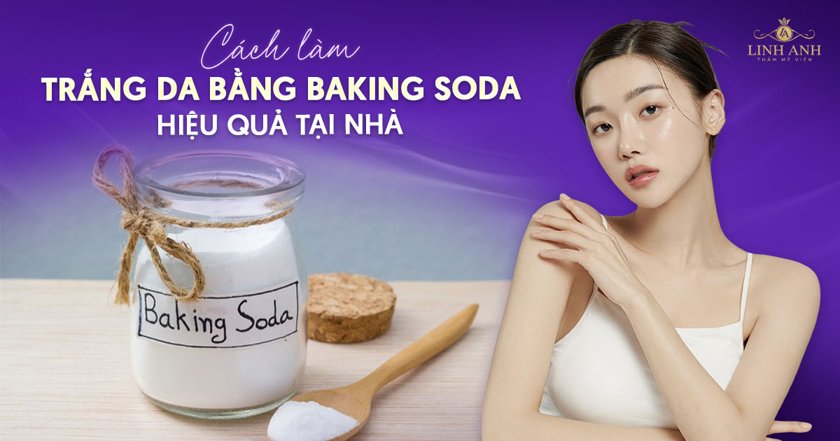 cách làm trắng da bằng baking soda