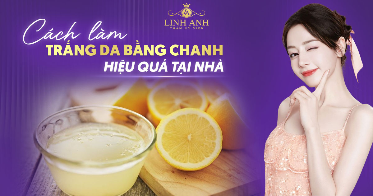 Cách làm trắng da bằng chanh