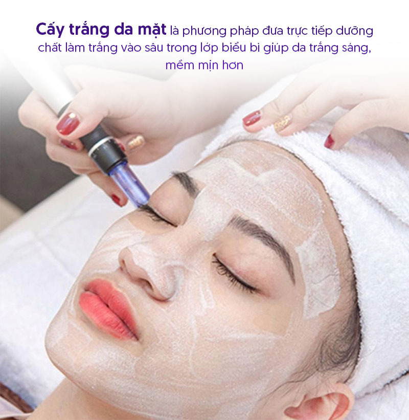 Cấy trắng da mặt là gì Cấy trắng da mặt là gì