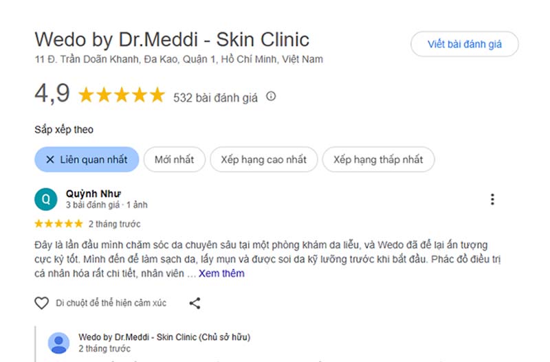 Khách hàng đánh giá WEDO