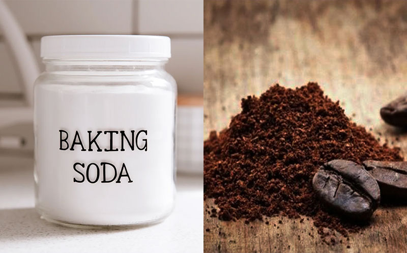 trắng da với baking soda và bã cà phê trắng da với baking soda và bã cà phê