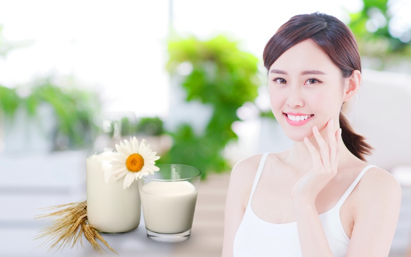 làm trắng da với sữa tươi không đường làm trắng da với sữa tươi không đường