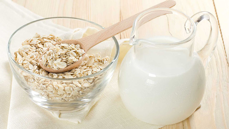 mặt nạ sữa tươi và bột yến mạch mặt nạ sữa tươi và bột yến mạch