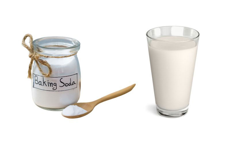 mẹo trắng da bằng baking soda và sữa tươi mẹo trắng da bằng baking soda và sữa tươi