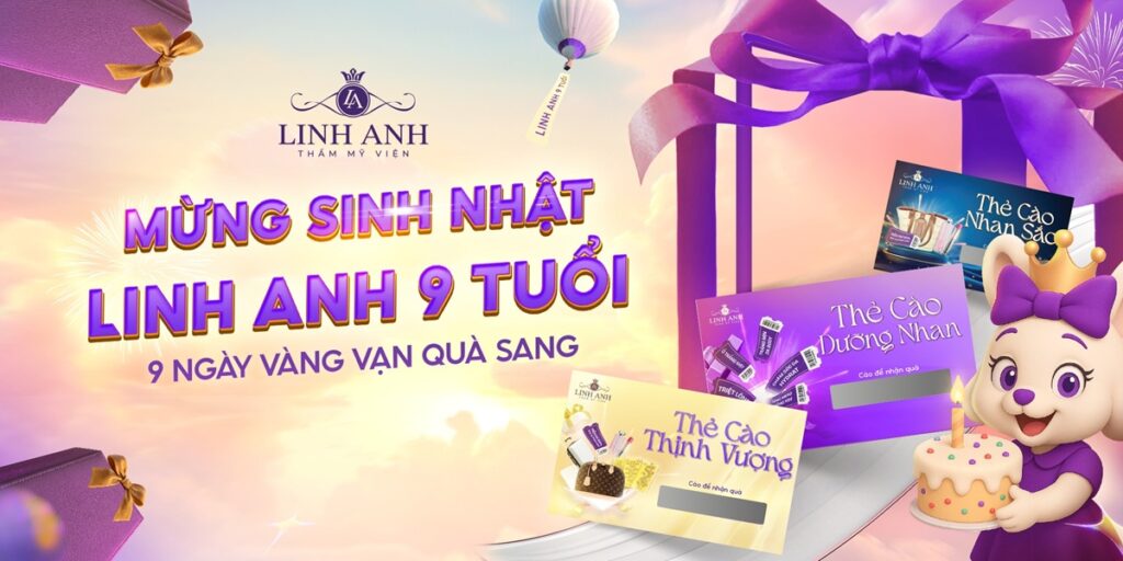 mung sinh nhat linh anh 9 tuoi