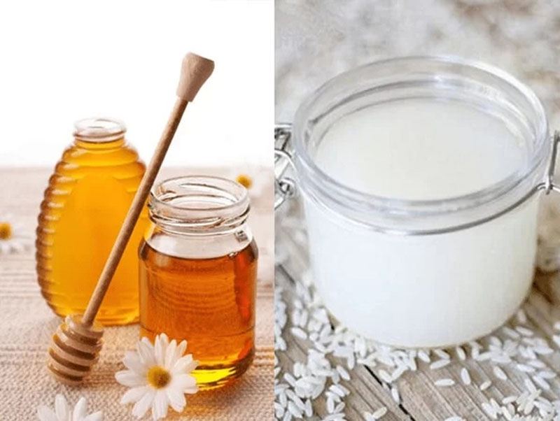 nước vo gạo và mật ong làm sáng da nước vo gạo và mật ong làm sáng da