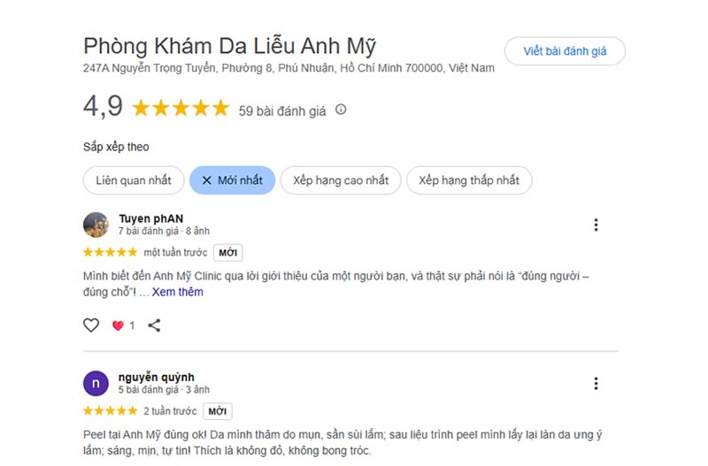 Review tẩy nốt ruồi tại Anh Mỹ Clinic