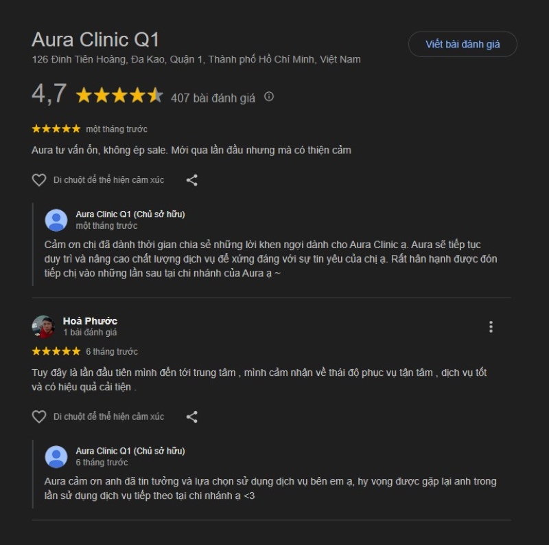 Review trẻ hóa bàn tay tại Aura Clinic