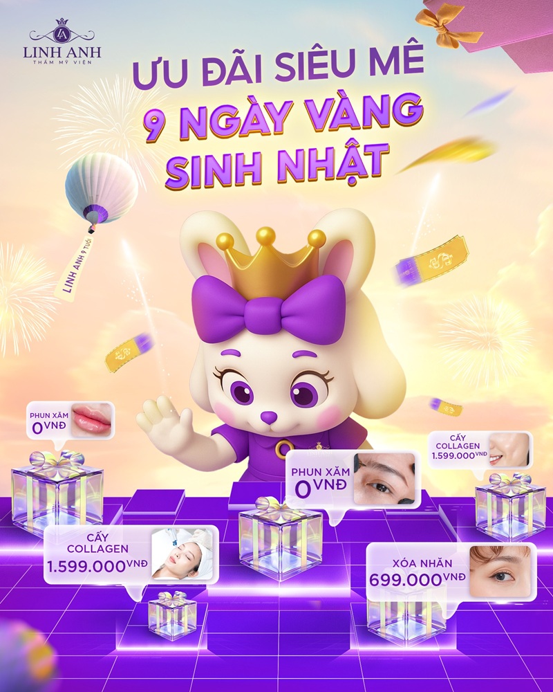 sinh nhat linh anh 9 tuoi