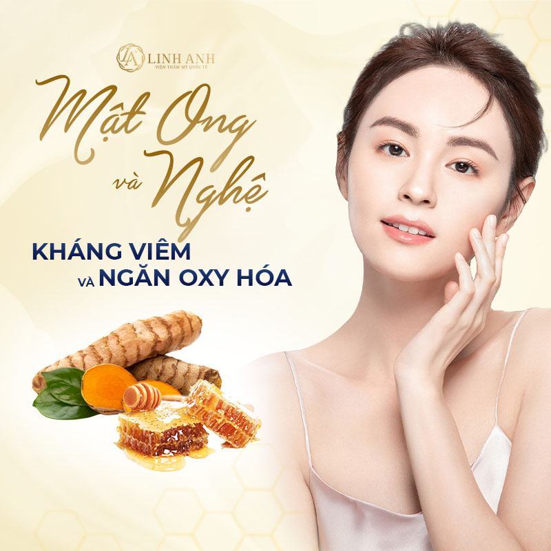 Điều trị mụn bằng mật ong đơn giản - Viện thẩm mỹ quốc tế Linh Anh