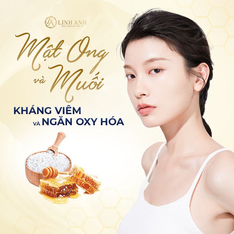 Dùng mật ong trị mụn - Viện thẩm mỹ quốc tế Linh Anh