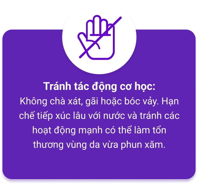 Tránh tác động cơ học