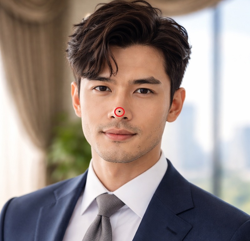 Nốt ruồi trên chóp mũi ở nam giới Nốt ruồi trên chóp mũi ở nam giới