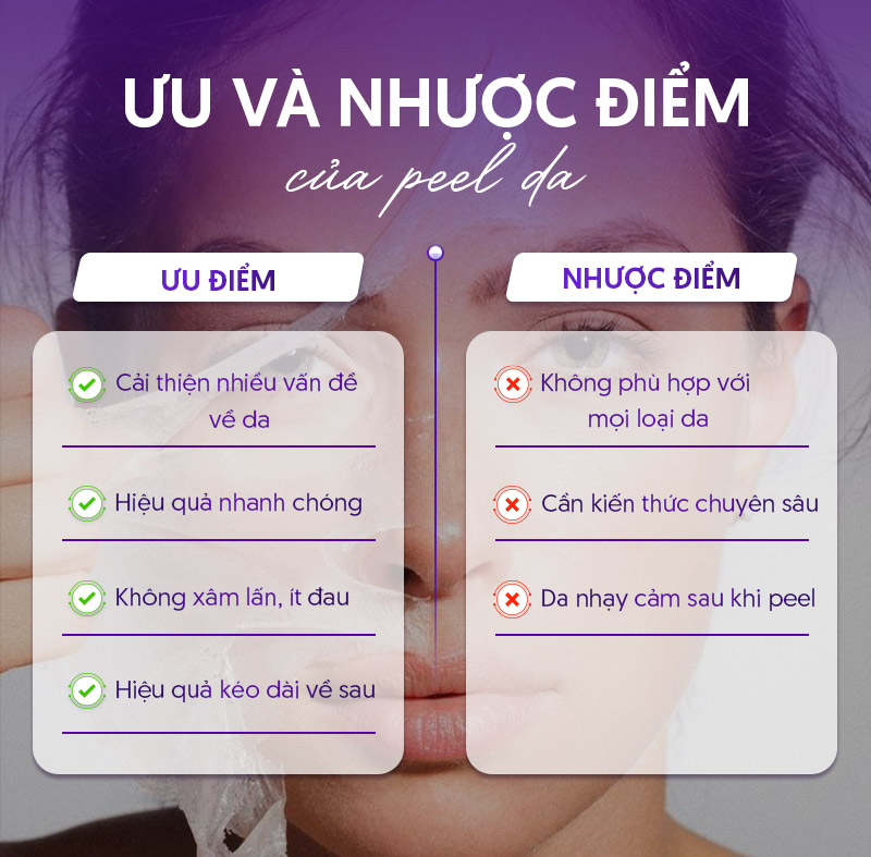 các cấp độ peel da