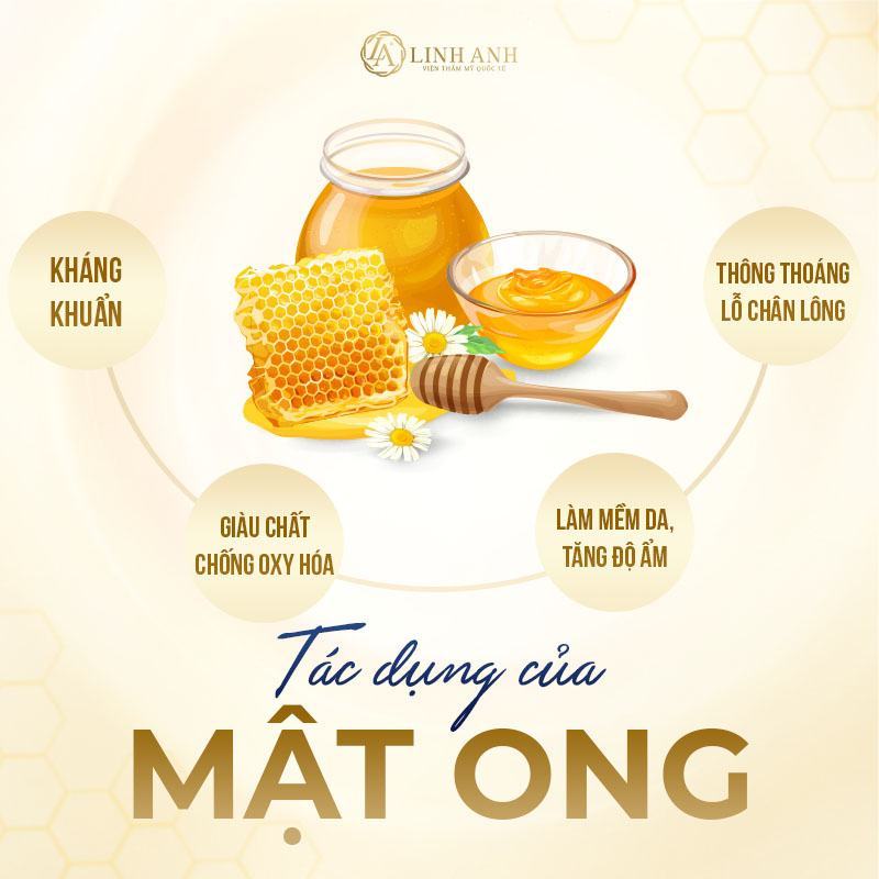 cách trị mụn bằng mật ong hiệu quả - Viện thẩm mỹ quốc tế Linh Anh